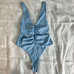 Zara blue bodysuit size small